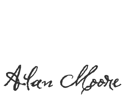 Alan Moore signature